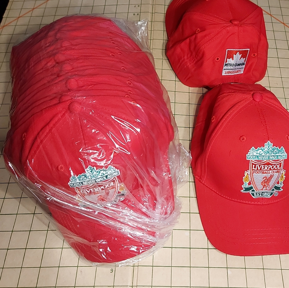 10 Pcs Wholesale Liverpool FC Sports Hat, Baseball Cap - Brand New
